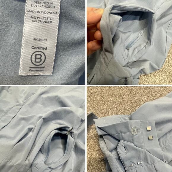 Athleta womens Skyline Paper Bag Waist Pants sz 4 pullon Spring/Summer Pant - Picture 11 of 12